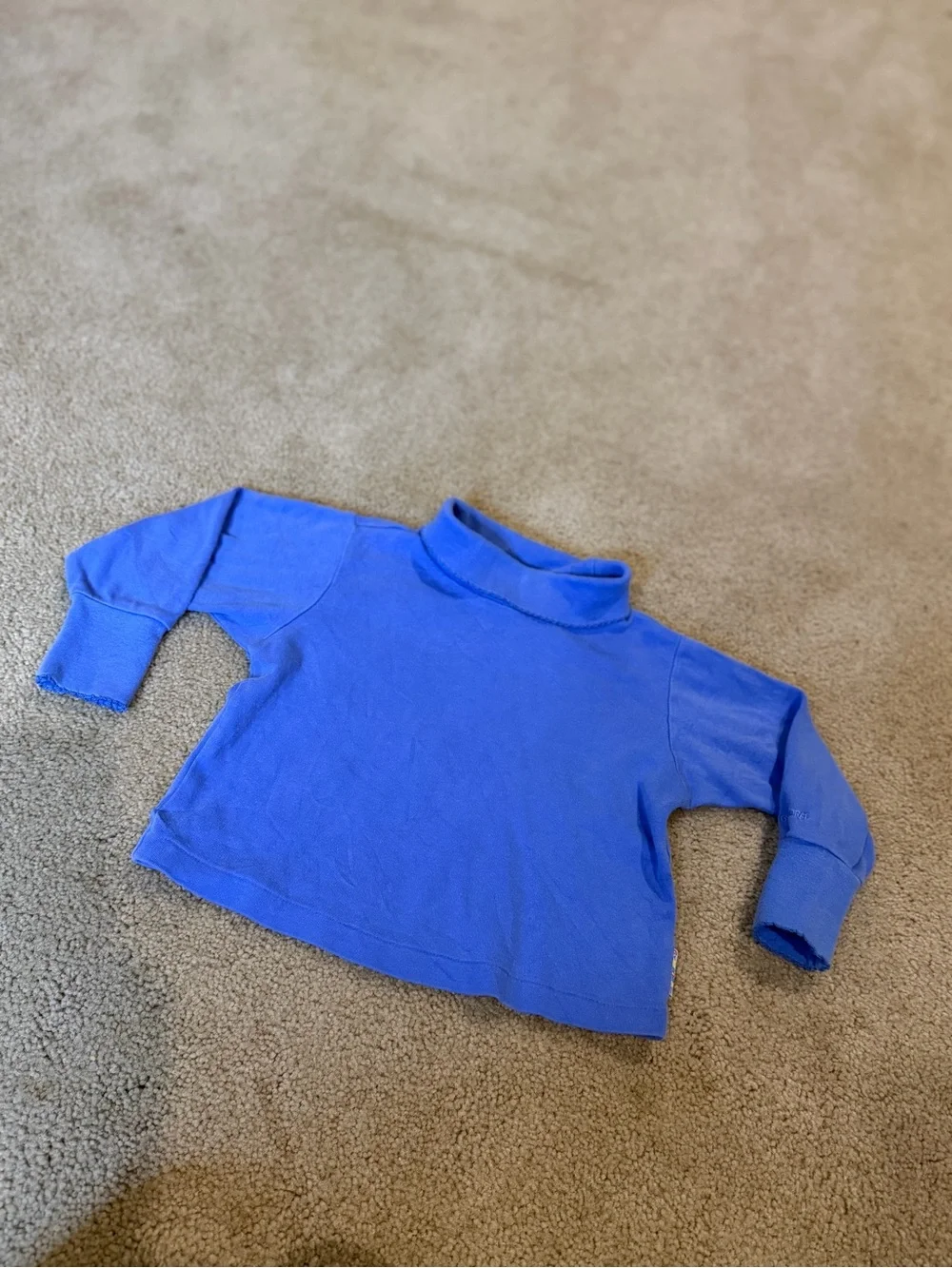 Vintage Rainbow Tag Gymboree Blue Turtleneck Kids Small 90s